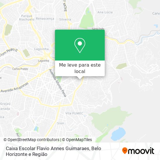 Caixa Escolar Flavio Annes Guimaraes mapa