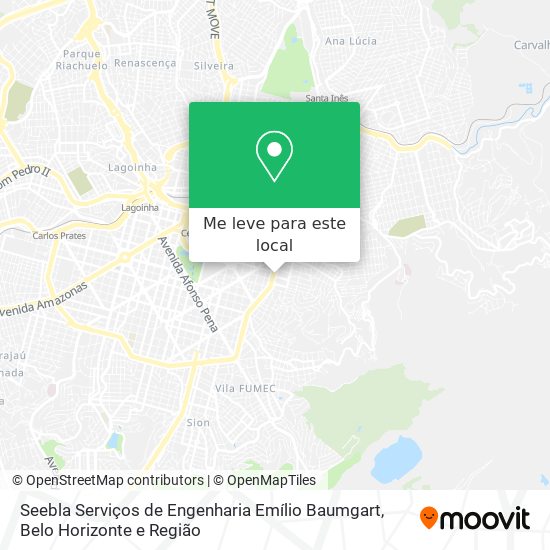 Seebla Serviços de Engenharia Emílio Baumgart mapa