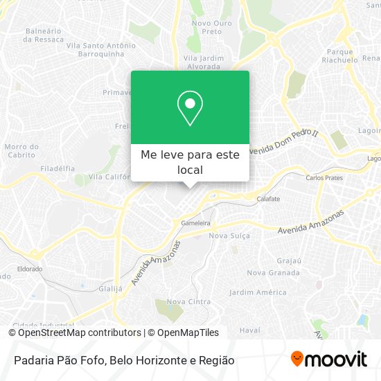 Padaria Pão Fofo mapa