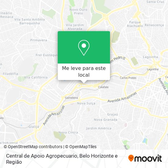 Central de Apoio Agropecuario mapa