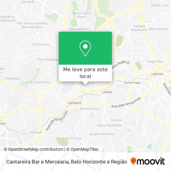 Cantareira Bar e Mercearia mapa