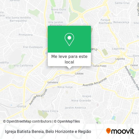 Igreja Batista Bereia mapa