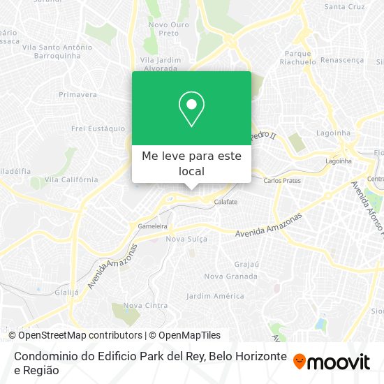 Condominio do Edificio Park del Rey mapa