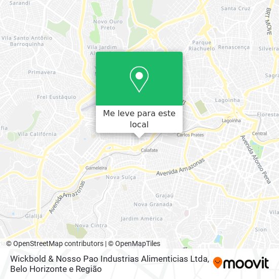 Wickbold & Nosso Pao Industrias Alimenticias Ltda mapa