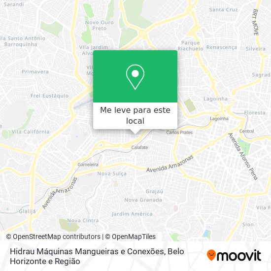 Hidrau Máquinas Mangueiras e Conexões mapa