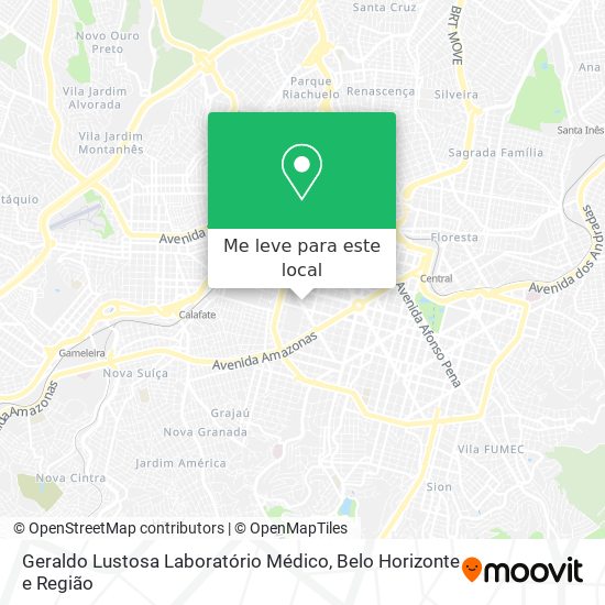 Geraldo Lustosa Laboratório Médico mapa