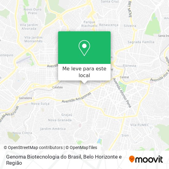 Genoma Biotecnologia do Brasil mapa