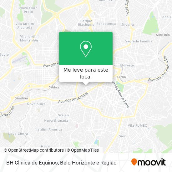 BH Clinica de Equinos mapa