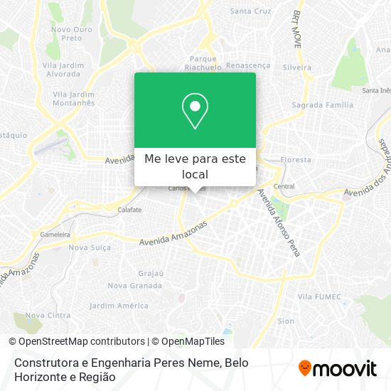 Construtora e Engenharia Peres Neme mapa