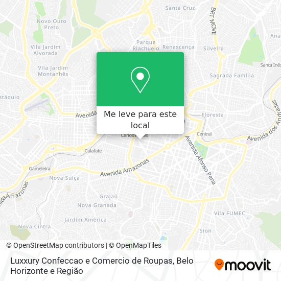 Luxxury Confeccao e Comercio de Roupas mapa