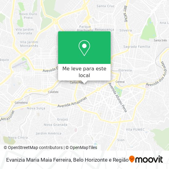 Evanizia Maria Maia Ferreira mapa