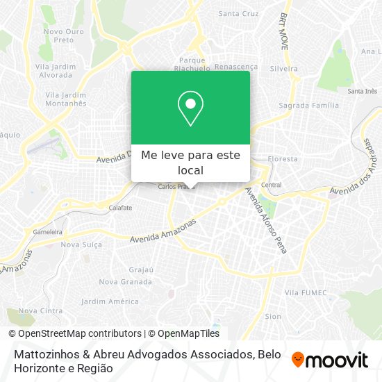 Mattozinhos & Abreu Advogados Associados mapa