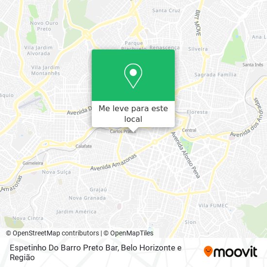 Espetinho Do Barro Preto Bar mapa