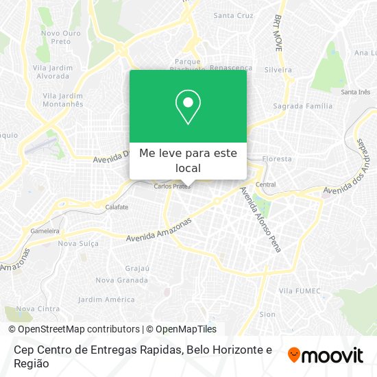 Cep Centro de Entregas Rapidas mapa