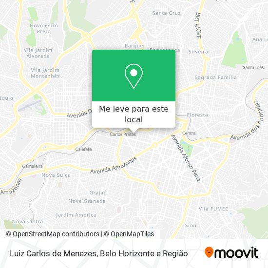 Luiz Carlos de Menezes mapa