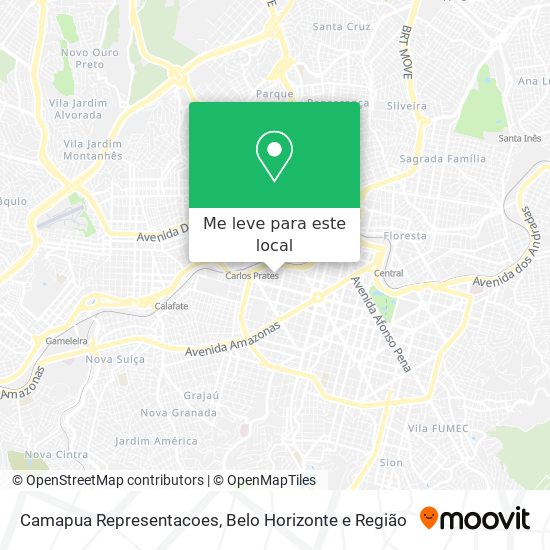 Camapua Representacoes mapa