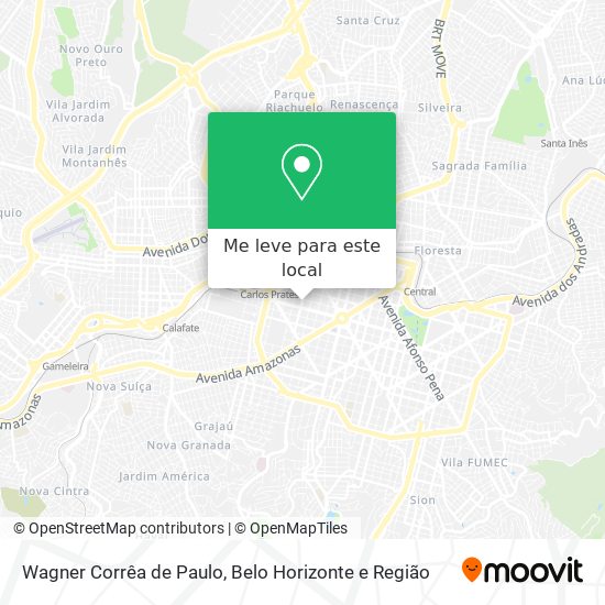 Wagner Corrêa de Paulo mapa