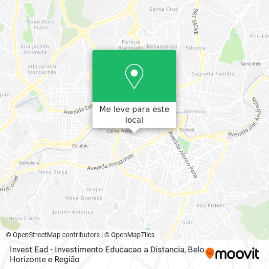 Invest Ead - Investimento Educacao a Distancia mapa