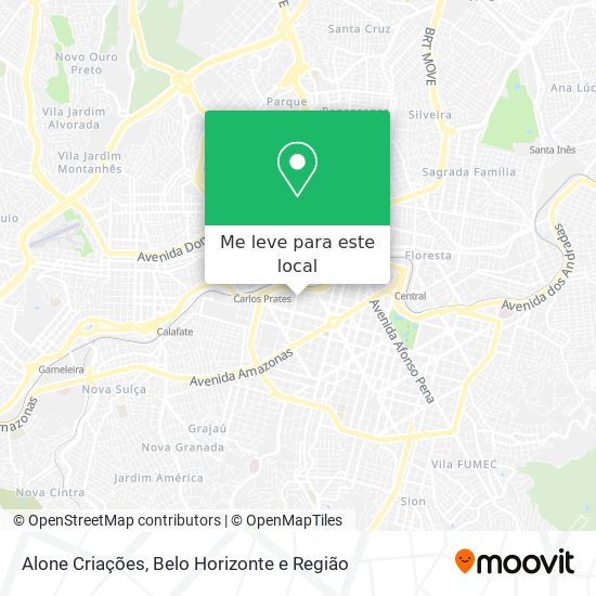 Alone Criações mapa