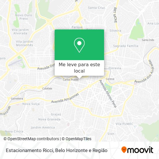 Estacionamento Ricci mapa