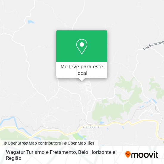Wagatur Turismo e Fretamento mapa