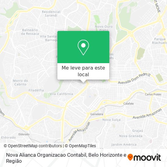 Nova Alianca Organizacao Contabil mapa
