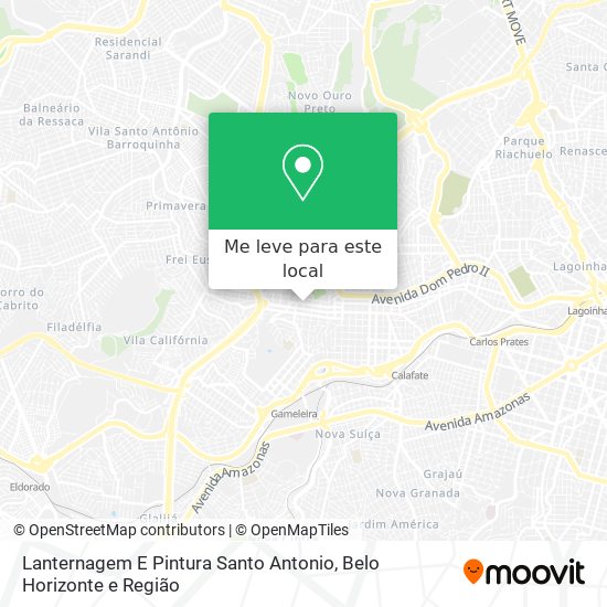 Lanternagem E Pintura Santo Antonio mapa