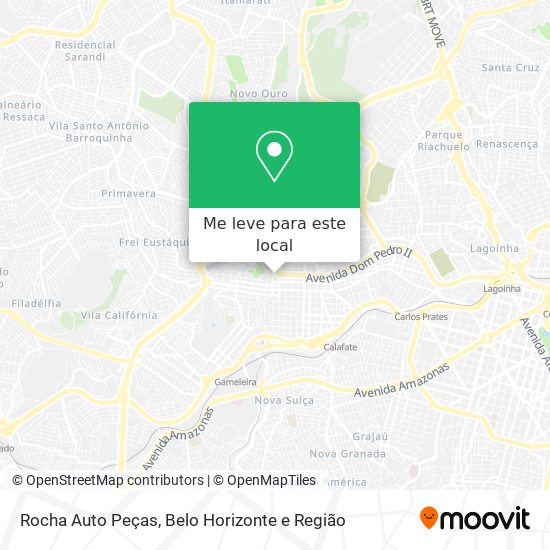 Rocha Auto Peças mapa