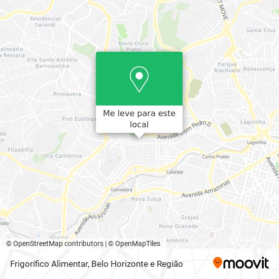 Frigorífico Alimentar mapa