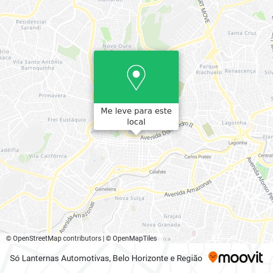 Só Lanternas Automotivas mapa