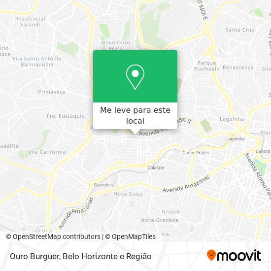 Ouro Burguer mapa