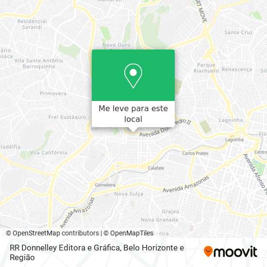 RR Donnelley Editora e Gráfica mapa