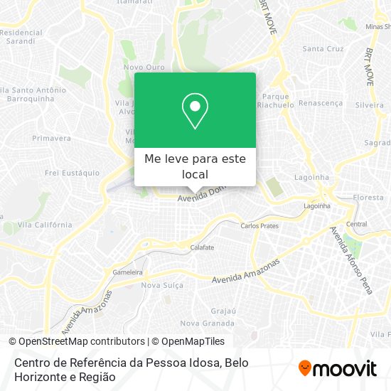 Centro de Referência da Pessoa Idosa mapa