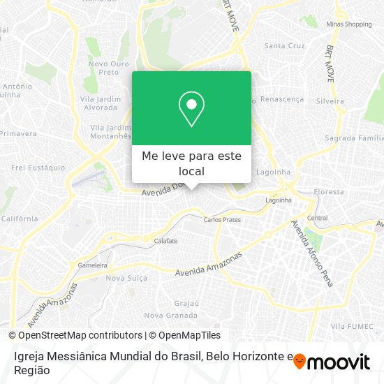 Igreja Messiânica Mundial do Brasil mapa