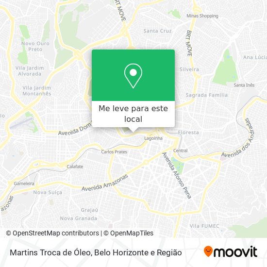 Martins Troca de Óleo mapa