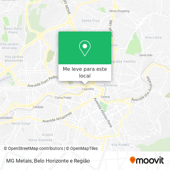 MG Metais mapa