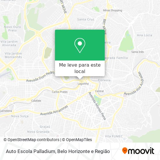 Auto Escola Palladium mapa
