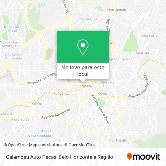 Calambau Auto Pecas mapa