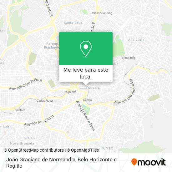 João Graciano de Normândia mapa