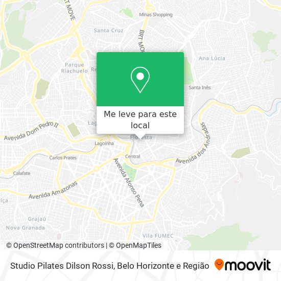 Studio Pilates Dilson Rossi mapa
