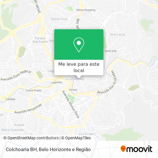 Colchoaria BH mapa