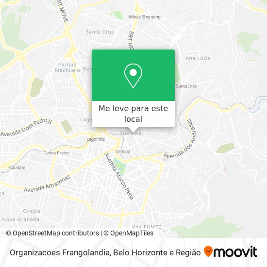 Organizacoes Frangolandia mapa