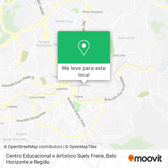 Centro Educacional e Artistico Suely Freire mapa