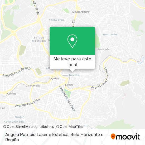 Angela Patricio Laser e Estetica mapa