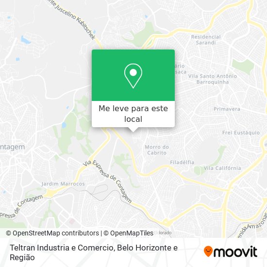 Teltran Industria e Comercio mapa