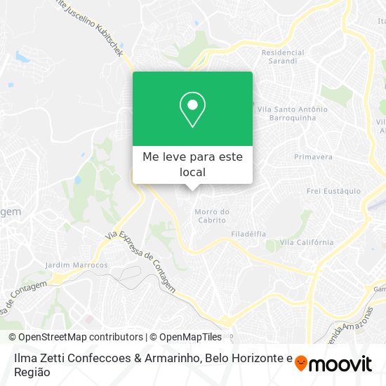Ilma Zetti Confeccoes & Armarinho mapa