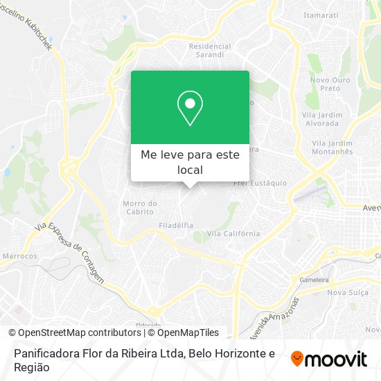 Panificadora Flor da Ribeira Ltda mapa
