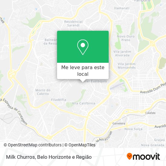 Milk Churros mapa