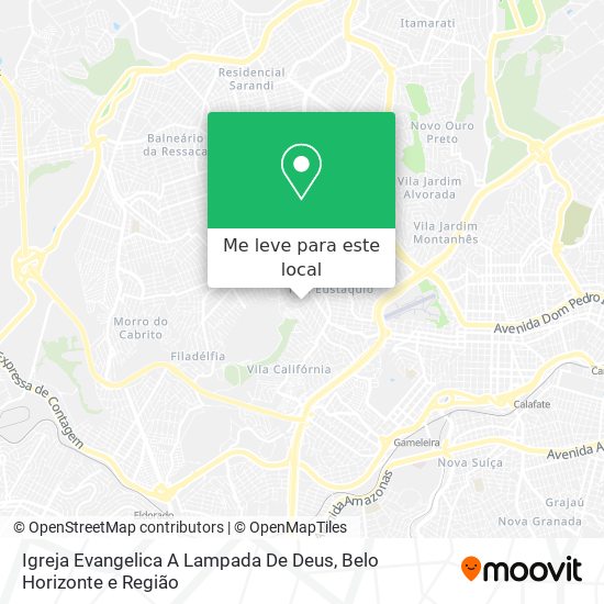 Igreja Evangelica A Lampada De Deus mapa