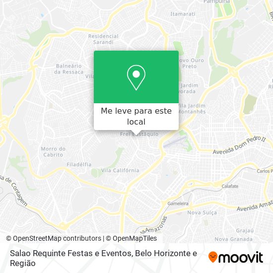 Salao Requinte Festas e Eventos mapa